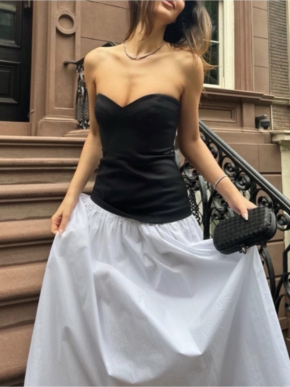 NWT Helsa Faille Colorblock Midi Dress Small